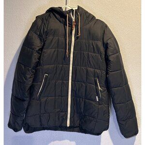 HOLDEN Puffer Jacket (Womens MEDIUM) Black Snow Winter Coat